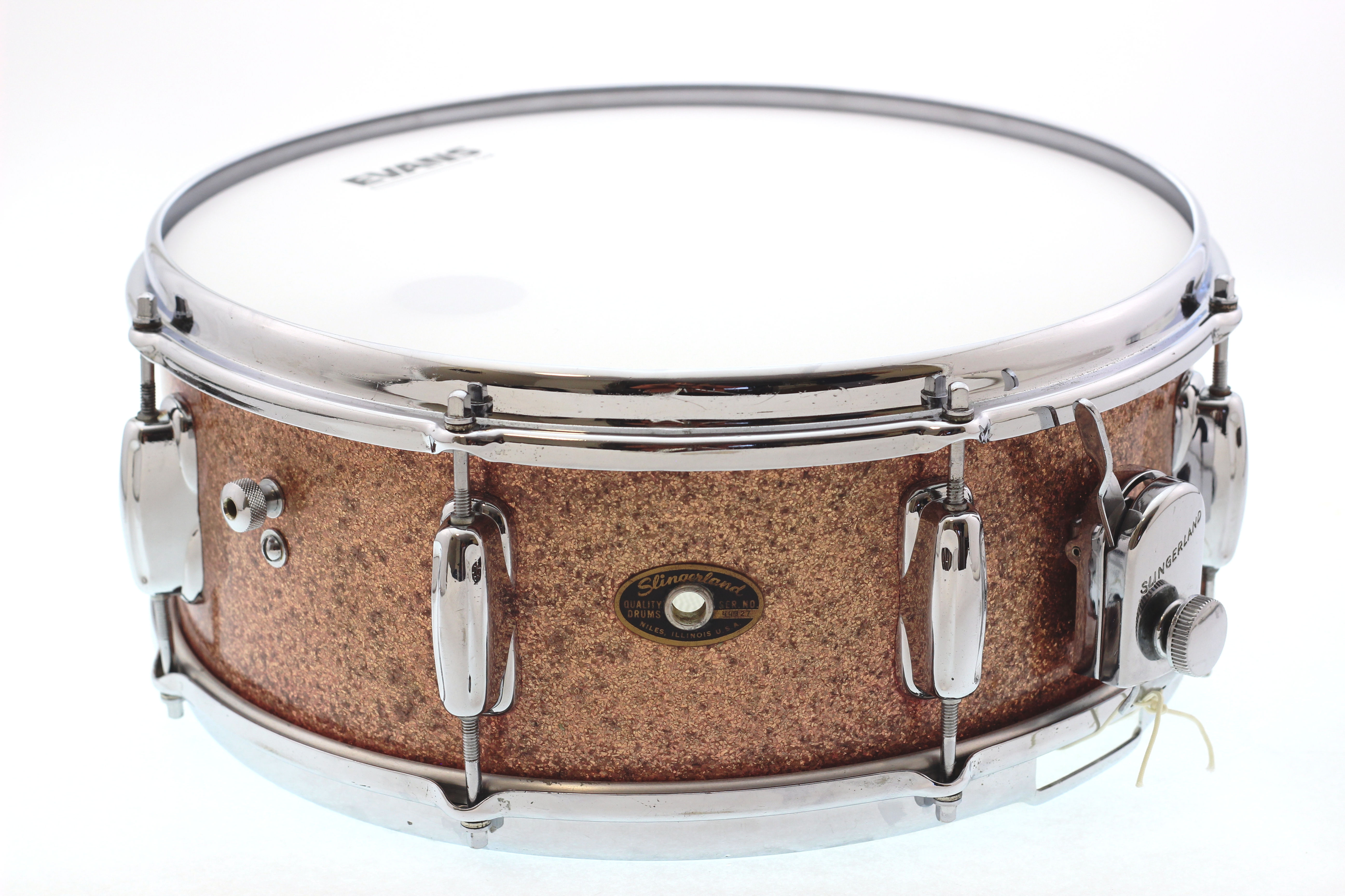 Slingerland 1960's Pink Sparkle ARTIST Model Snare Drum w/Bag