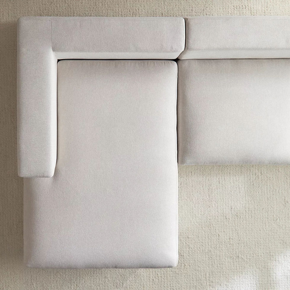 Thumbnail: 3-Seater Fabric Right Corner Sofa: