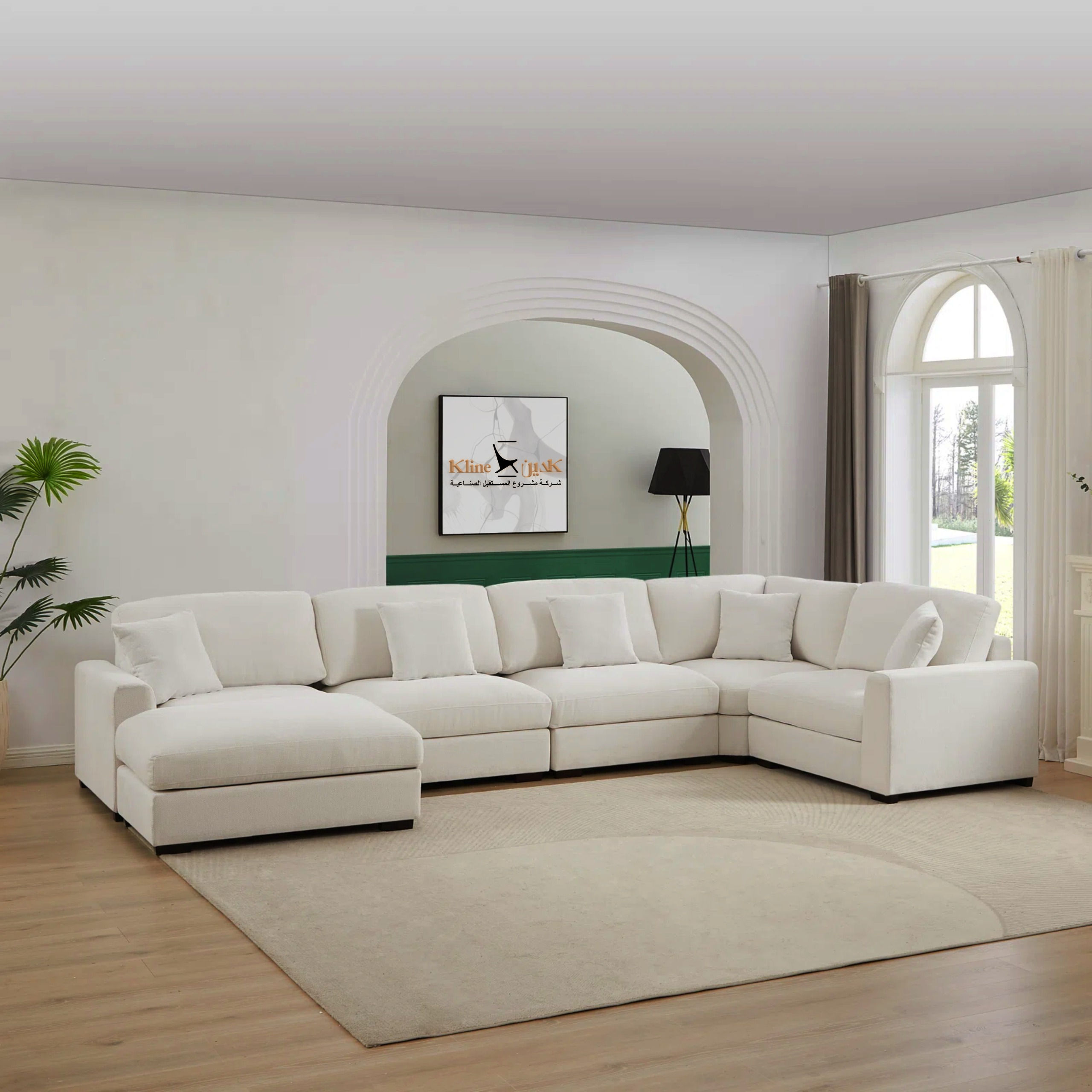 Reversible Modular Corner Sofa