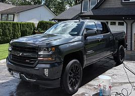 Truck exterior wash and wax detail by DJR Auto Detailing