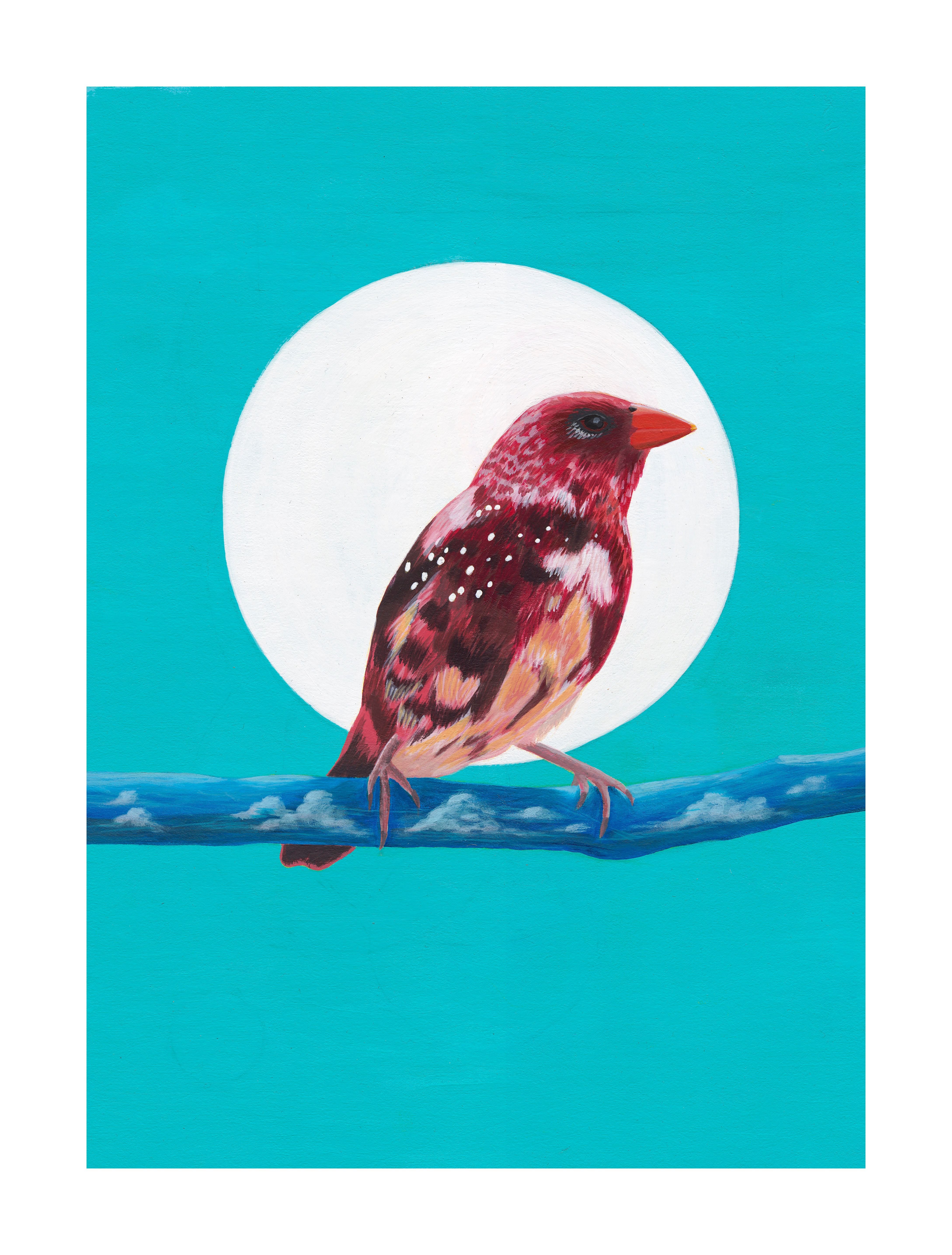 "Bird on a Branch" Print