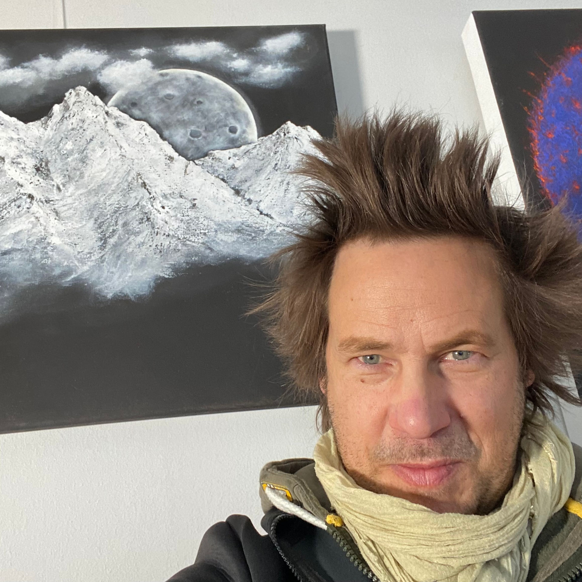 Jan Koppers vor dem Workshop-Thema Magic Mountain in Black & White