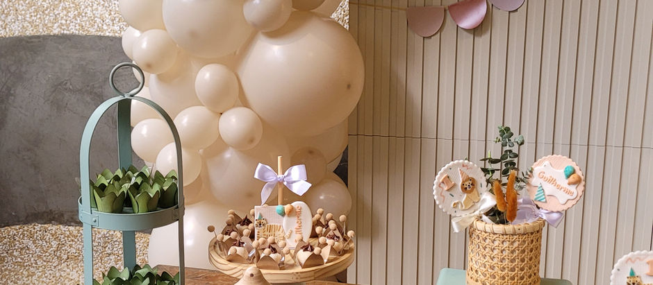 🌿 Guilherme fez 1 ano! 🎈