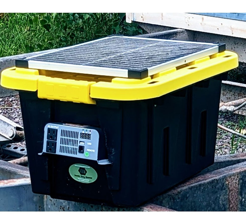 portable generator by Smith Tiny and Solar