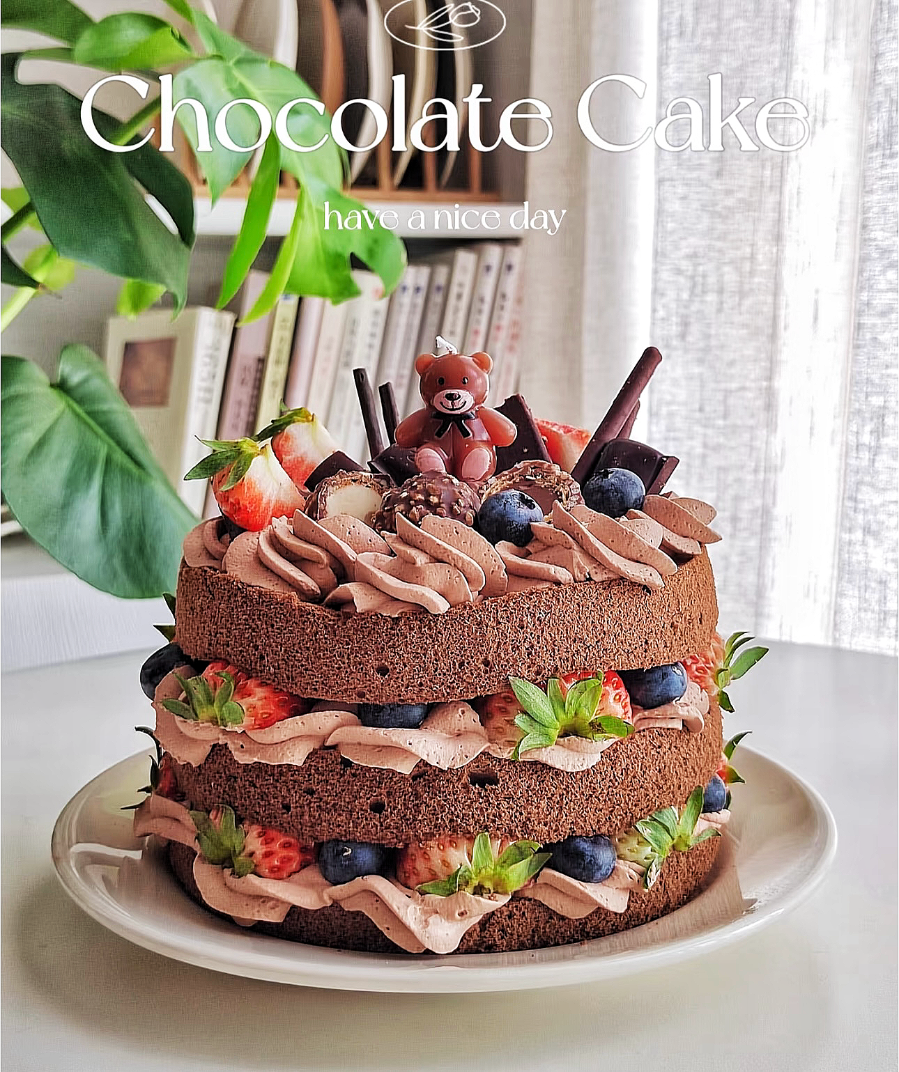 'SUGAR' Chocolate Cream Cake