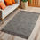 Thumbnail: The Furnishers Handmade Teal 4 x 6 Feet Cotton & Jute Fashion Floor Rug