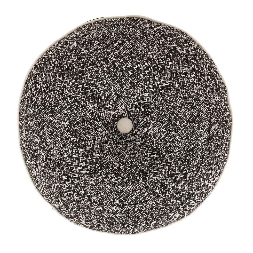 Thumbnail: The Furnishers Woven Reversible Quilted Multipurpose Floor Cushion