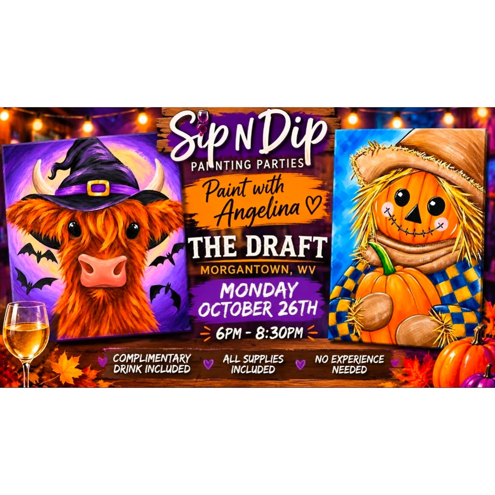 Sip N Dip with Angelina at Draft in Morgantown, WV