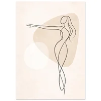Fine Line Art Poster - Woman - Image 11
