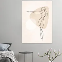 Fine Line Art Poster - Woman - Image 3