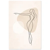 Fine Line Art Poster - Woman - Image 15