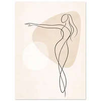 Fine Line Art Poster - Woman - Image 5