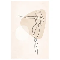 Fine Line Art Poster - Woman - Image 10