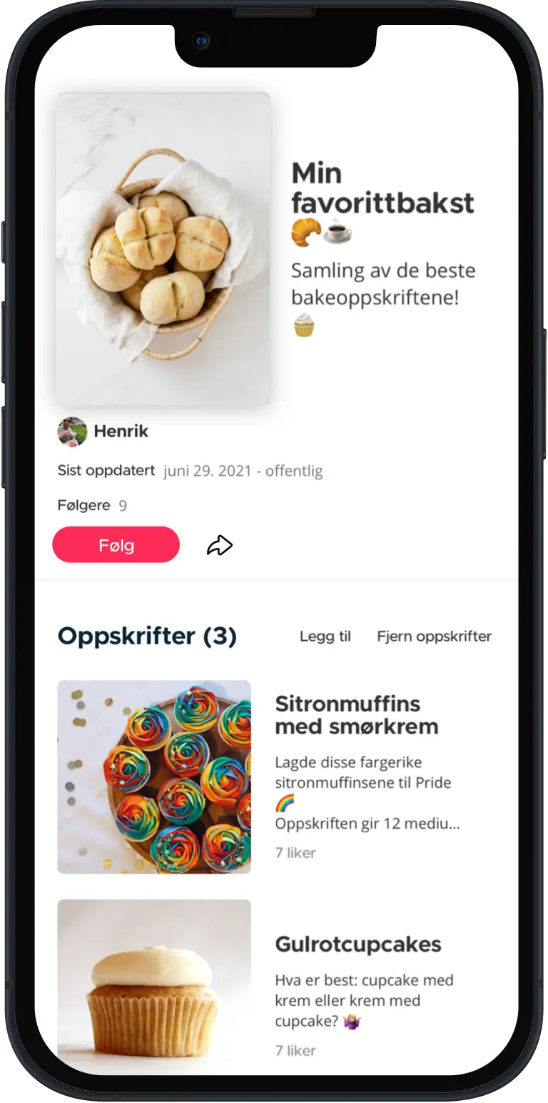 Bildet fra kulina appen