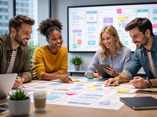 Personer som planlegger