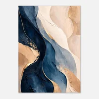 Abstract Deep Blue Flow - Image 7