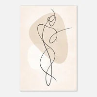 Fine Line Art Poster Man - Image 16