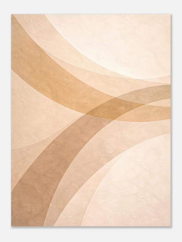 Abstract Golden Minimalistic Arcs