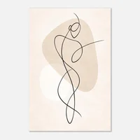 Fine Line Art Poster Man - Image 22