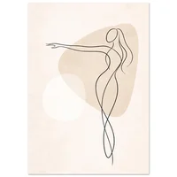Fine Line Art Poster - Woman - Image 16