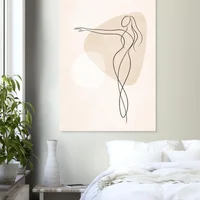 Fine Line Art Poster - Woman - Image 2