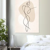 Fine Line Art Poster Man - Image 2