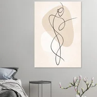 Fine Line Art Poster Man - Image 5