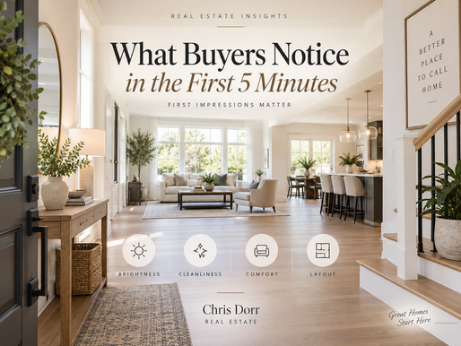 The Stuff Buyers Notice in the First 5 Minutes of Walking Into a House