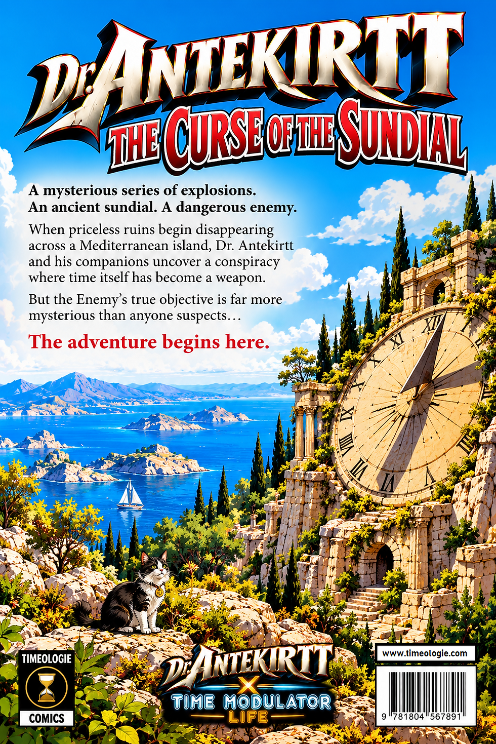 Thumbnail: Dr. Antekirtt — The Curse of the Sundial Volume 1 · English Digital Edition