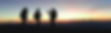 3 travellers watching sunset during their hike
