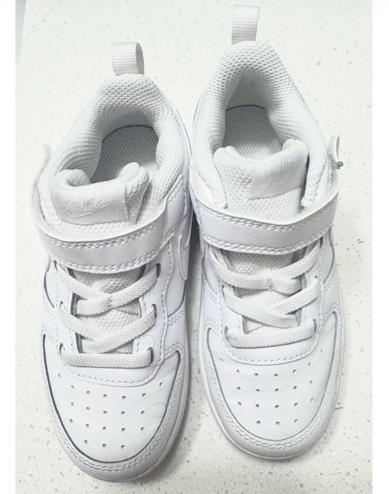 Nike Court Borough Low Recraft Toddler Sneakers-White-Sizes 9C & 11c