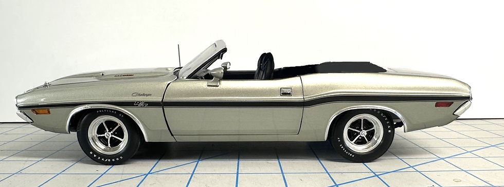 Thumbnail: YCID LE, 1970 Challenger R/T Silver/Black Variations