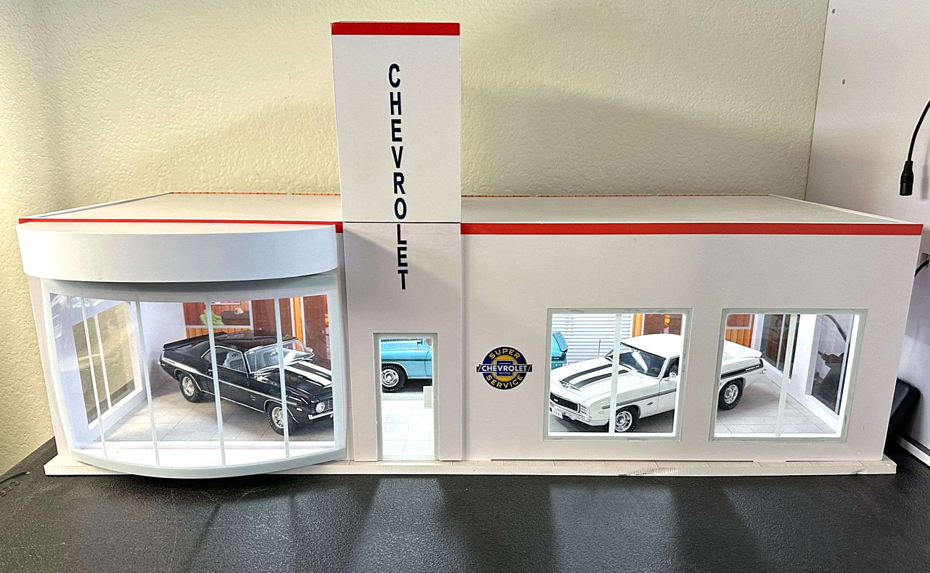 Yenko Sportscars Dealership Diorama