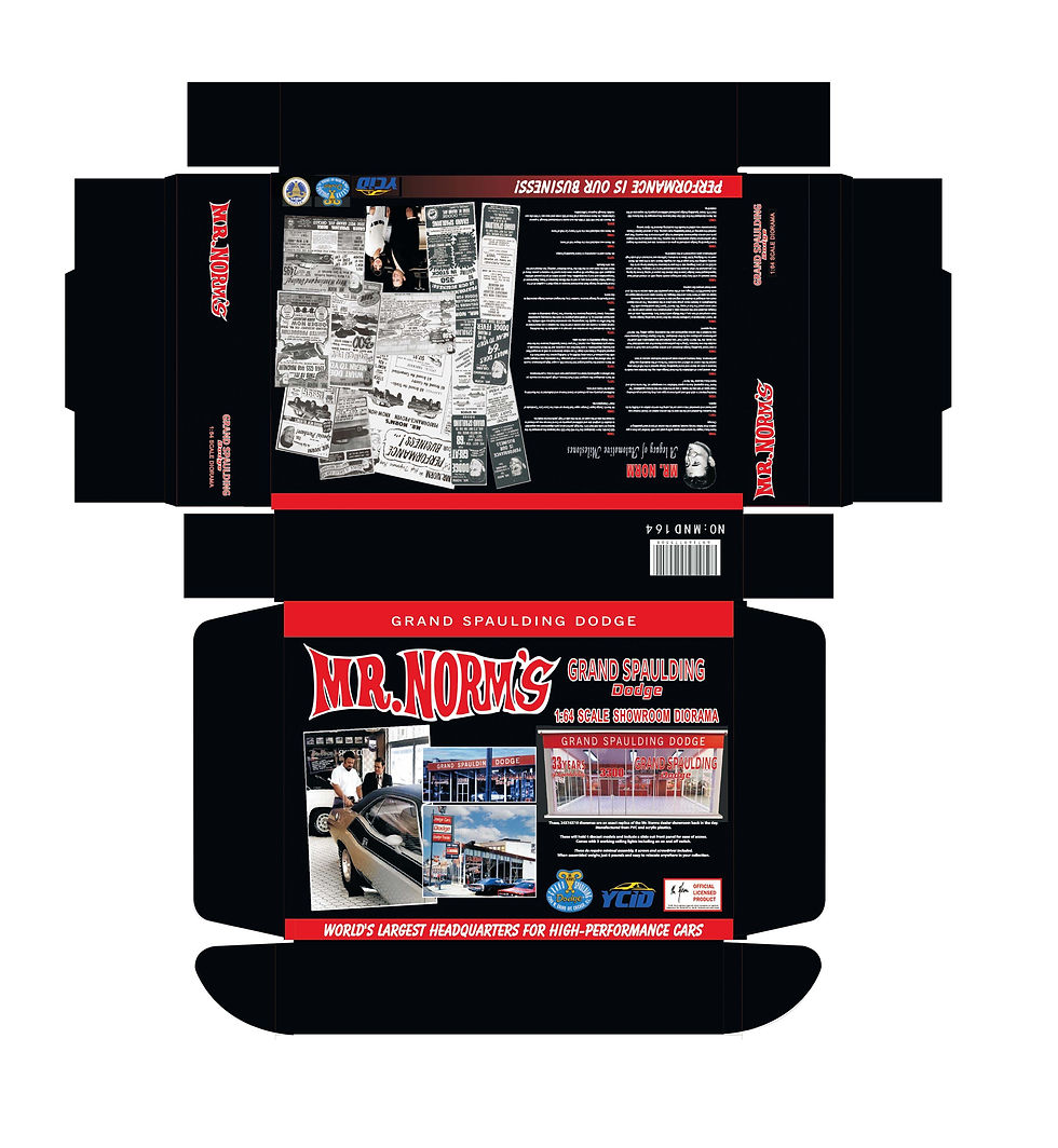 Miniature : 1/64 Scale, Mr. Norms Grand Spaulding Dodge Showroom