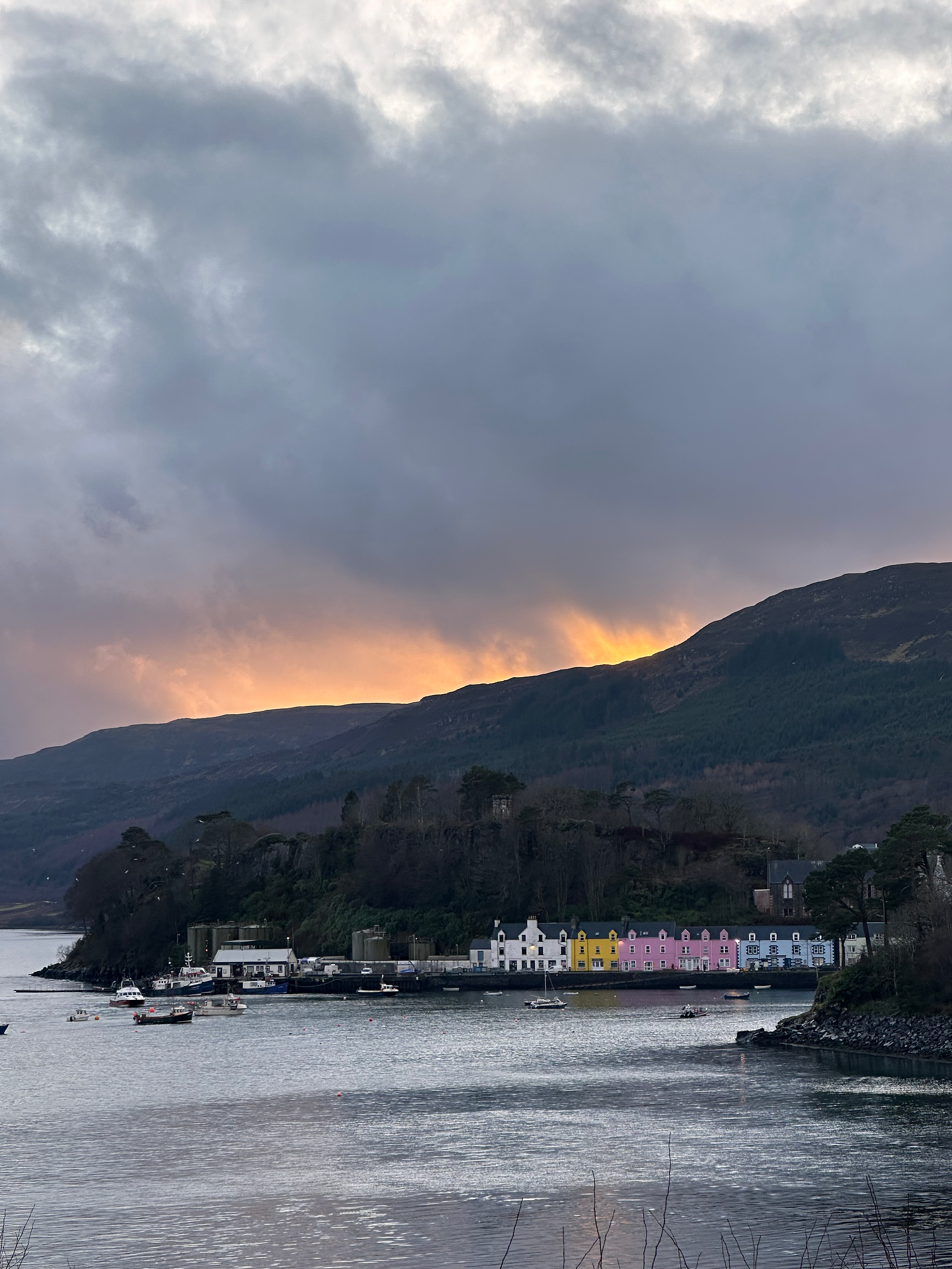 View of Portree from Cuillin Hotel