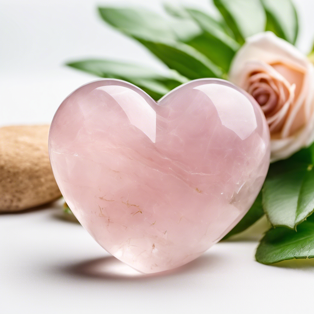 Rose Quartz Heart