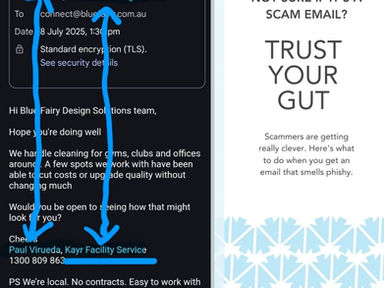 real example of scam emails