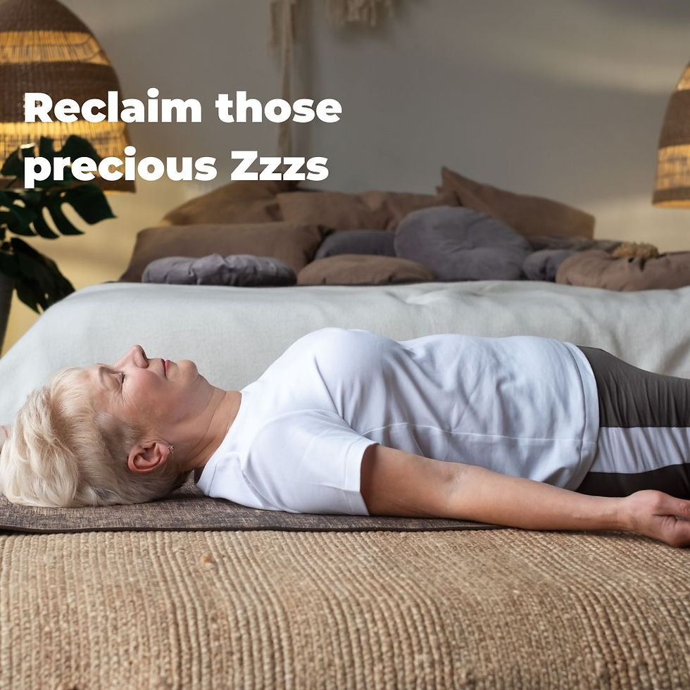 Reclaim those precious zzzs yoga for better sleep