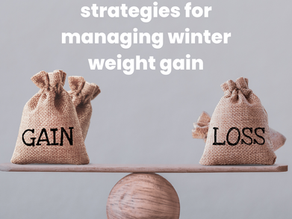 What are some natural strategies for preventing or managing winter weight gain?