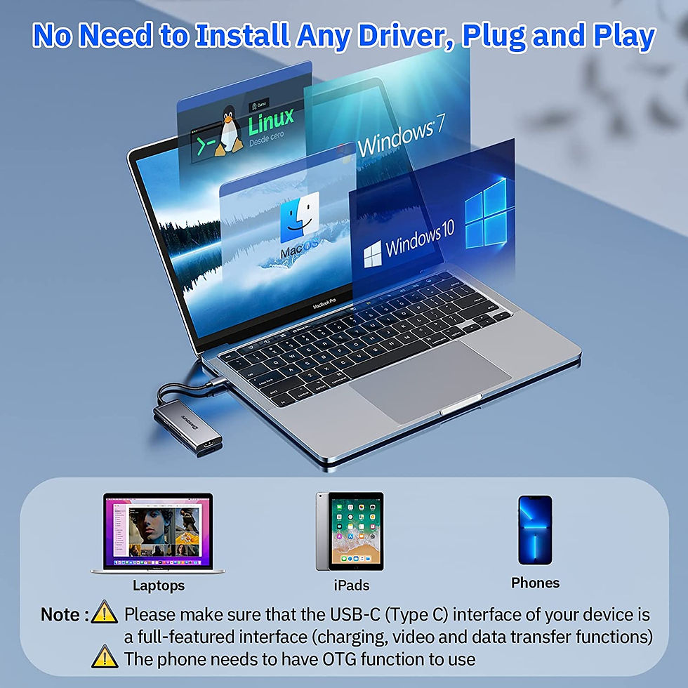 Thumbnail: Minisopuru 7 in 1 USB-C Hub