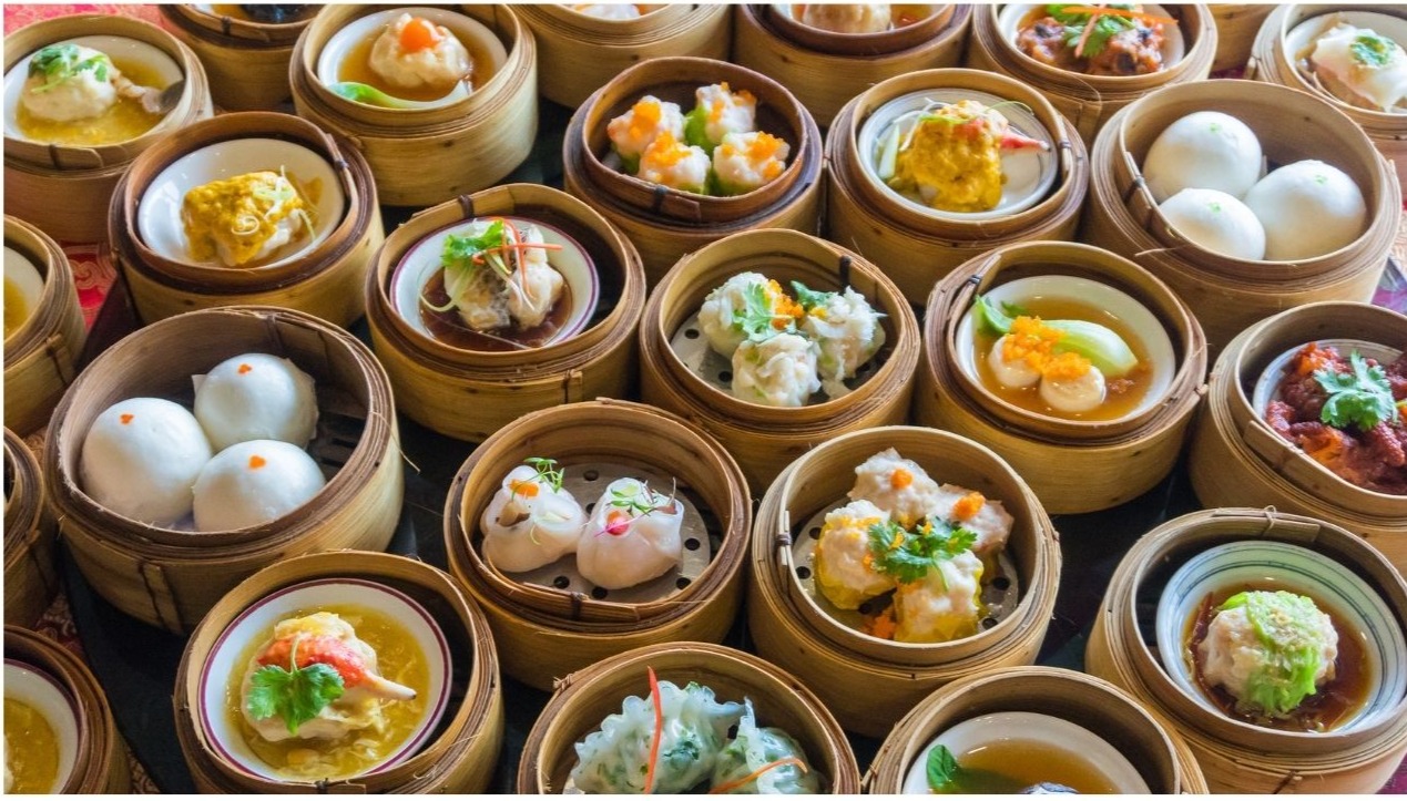 Arranged Food and Objects