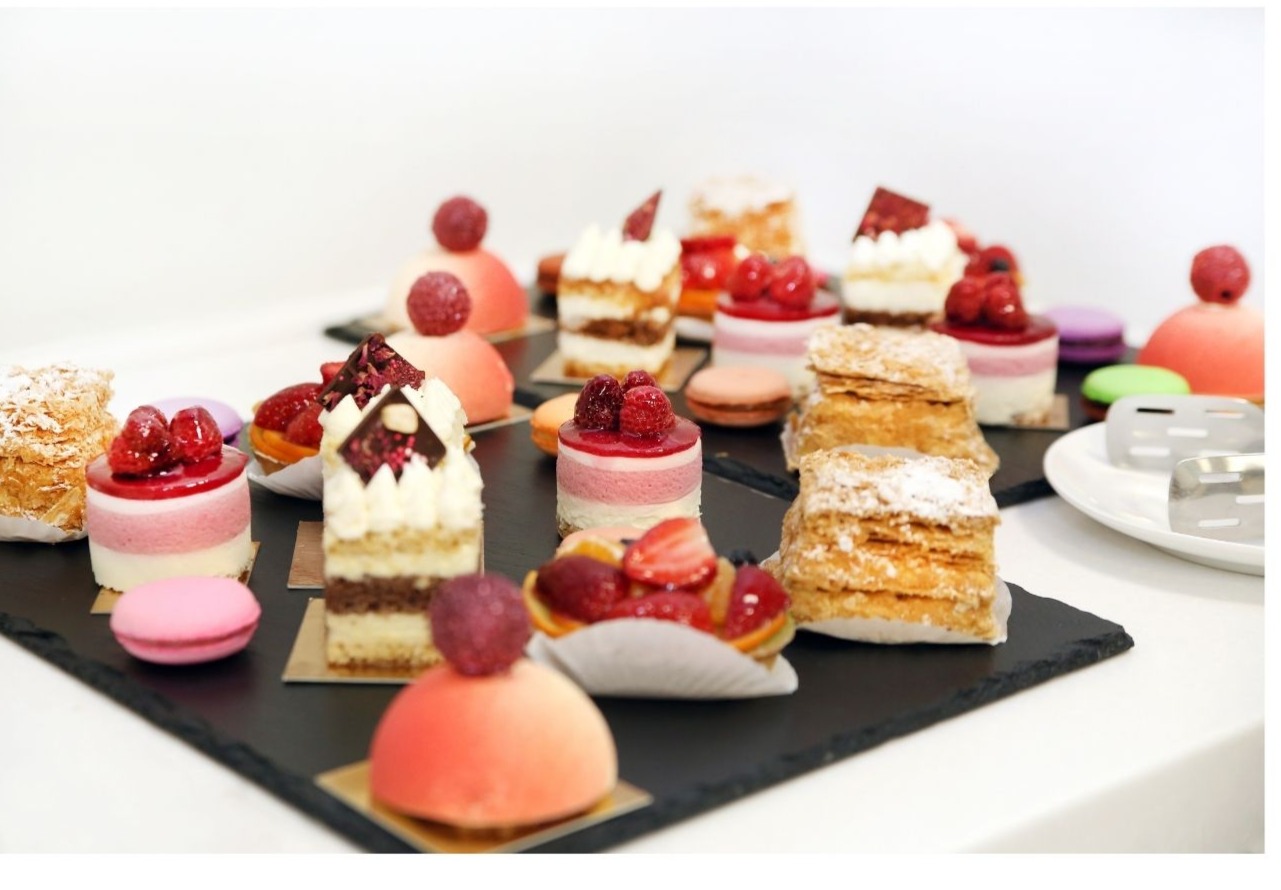 Arranged Food and Objects