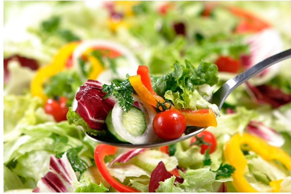 Arranged Food and Objects