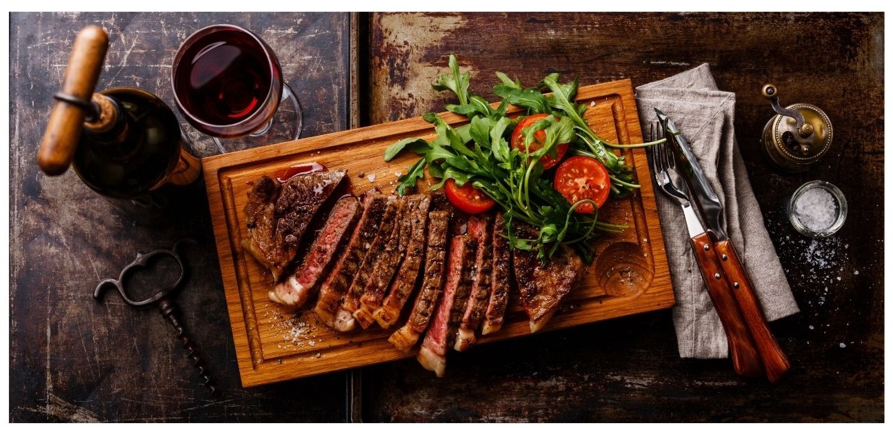 Arranged Food and Objects