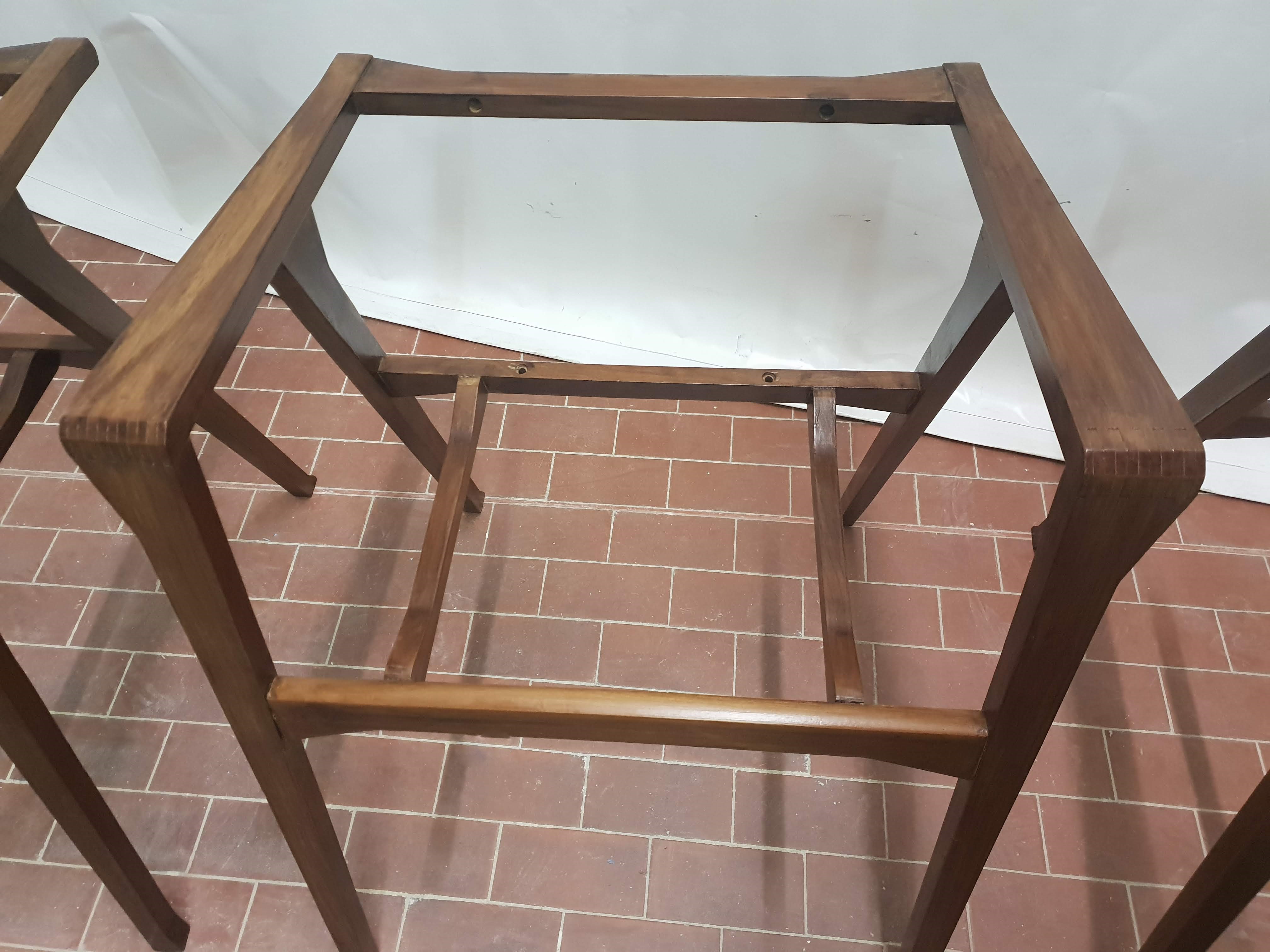 Restauro di 6 poltrone Franco Albini
