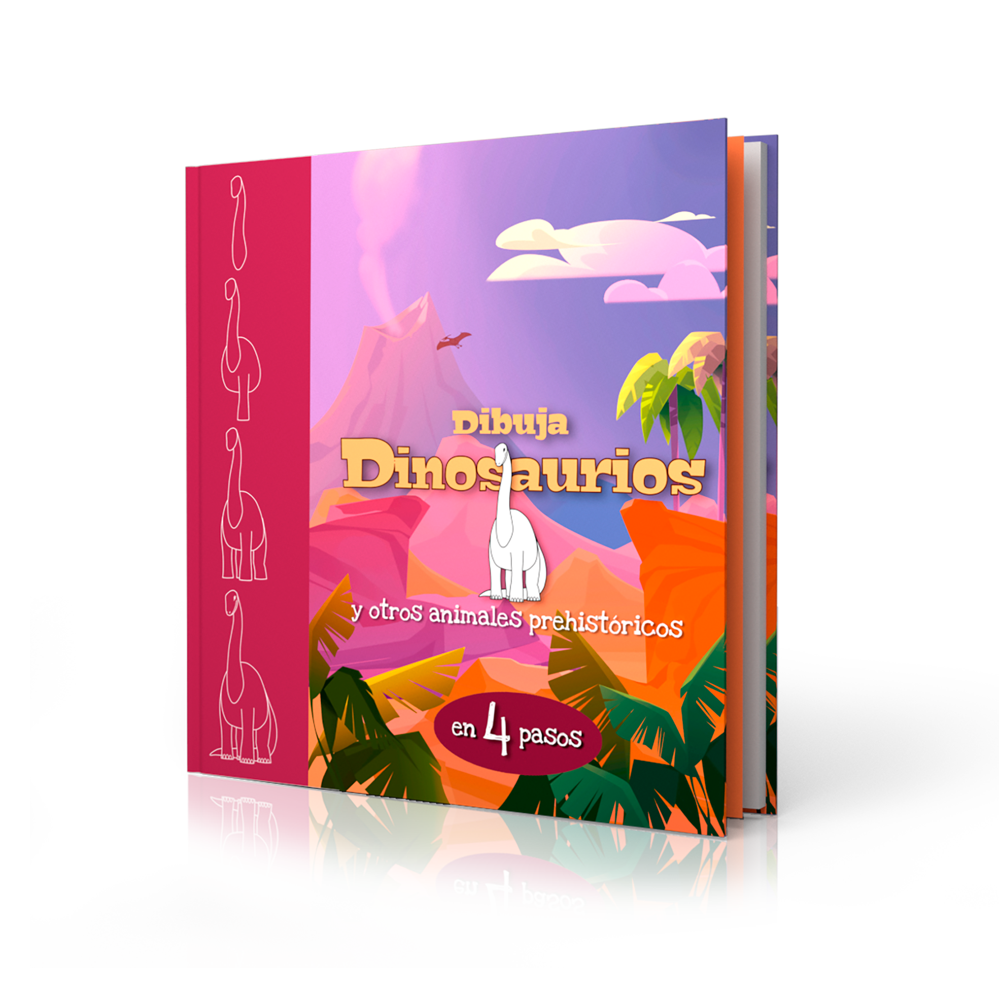 DIBUJA DINOSAURIOS y otros animales prehistóricos