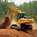 land clearing for a building pad