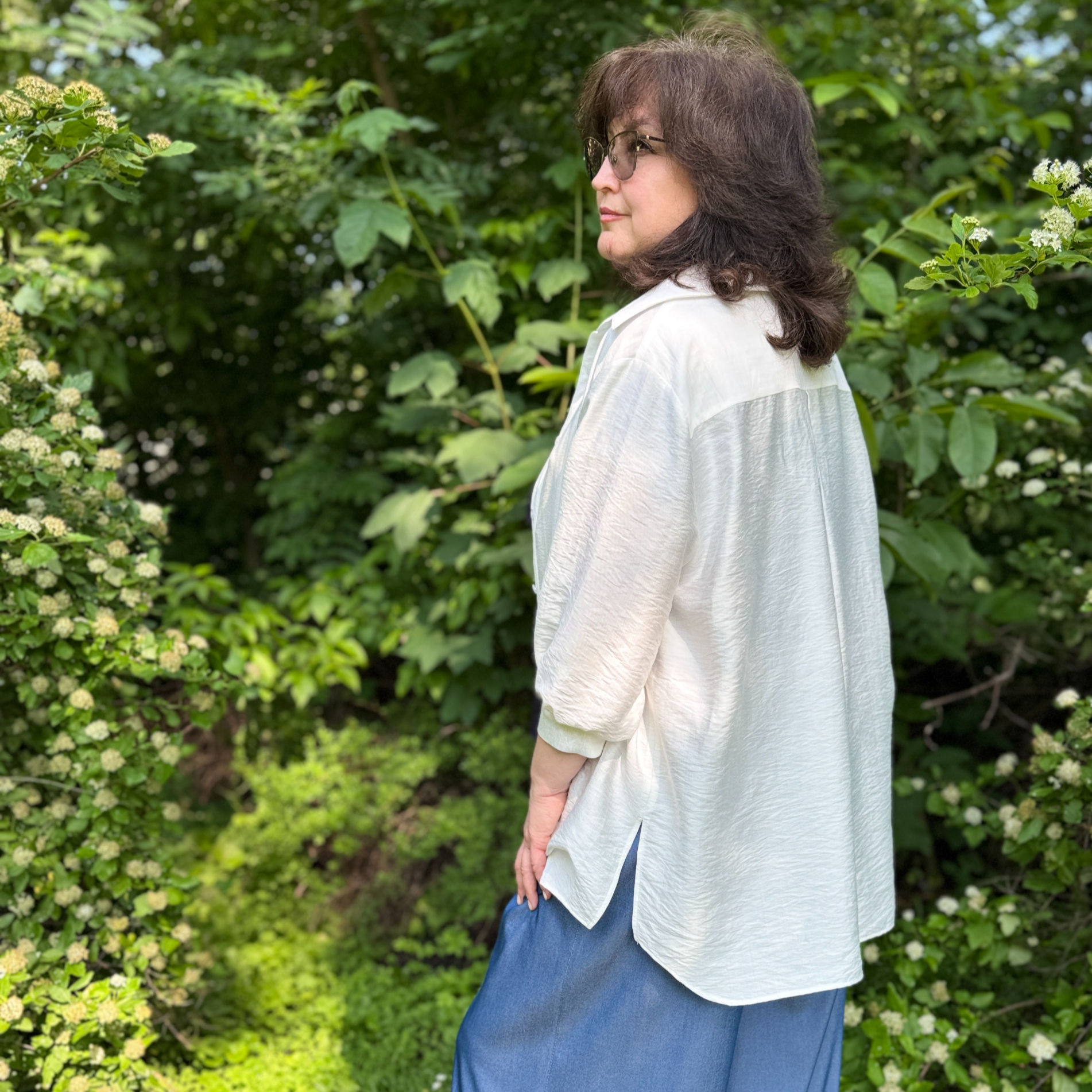 Сорочка 3/4 рукав, бамбук