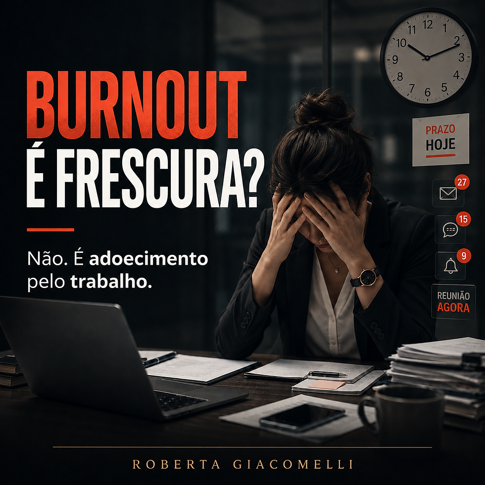 Burnout pode ser considerado acidente de trabalho?