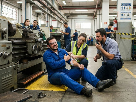 Acidente de trabalho na empresa: o que a empresa deve fazer imediatamente?